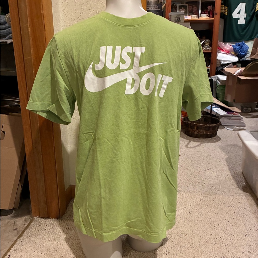 Nike Men's Lime Green Just Do It Tee